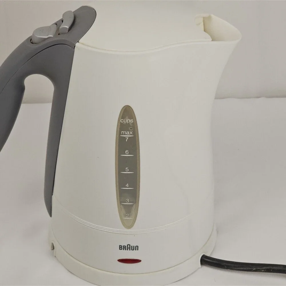 Braun WK 200 7 Cup Electric Water Kettle Type 3217 S20 Germany Tested Working
